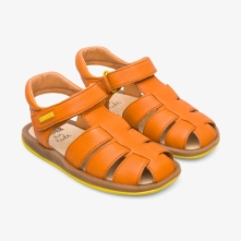 Camper Dark Orange Sandals Kids - Bicho Online Ireland | ESALM4596